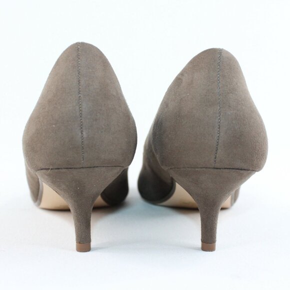 Callisto Of California Athena Alexander Womens Sz 9M Brown Faux Suede Heels - Picture 7 of 11